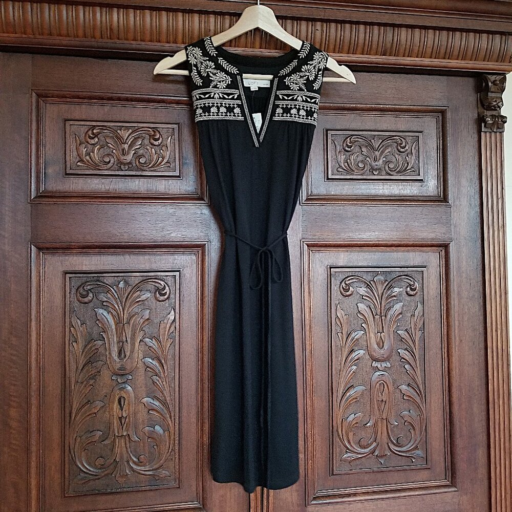 NWT Loft Embroidered Dress